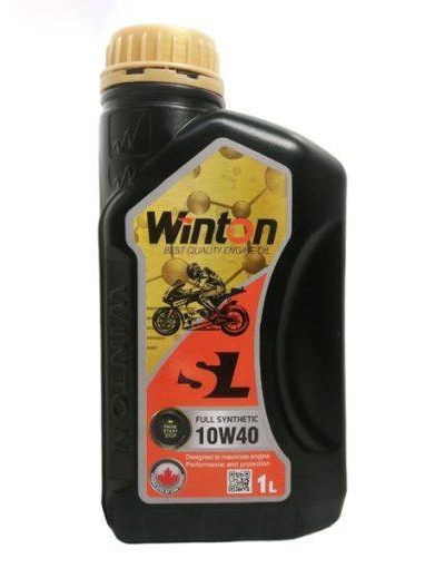 روغن موتور سیکلت (وینتون WINTON) 10W40 SL یک لیتری